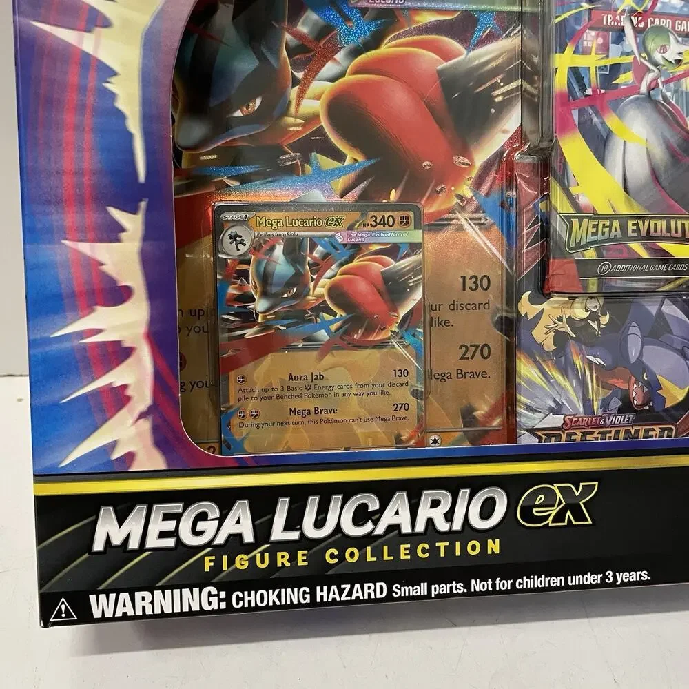 Pokemon TCG Mega Lucario ex Premium Figure Collection Box Factory Sealed NEW - Picture 2 of 6